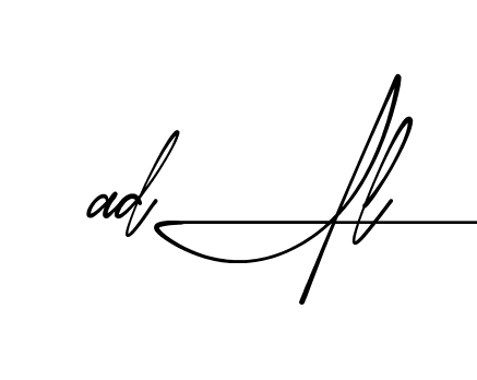 Modern Adil signature style