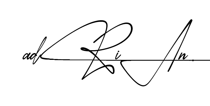 Modern Adrian signature style