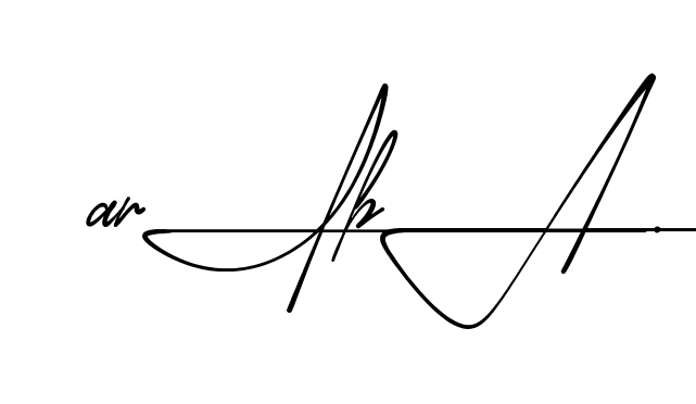 Modern Ariba signature style