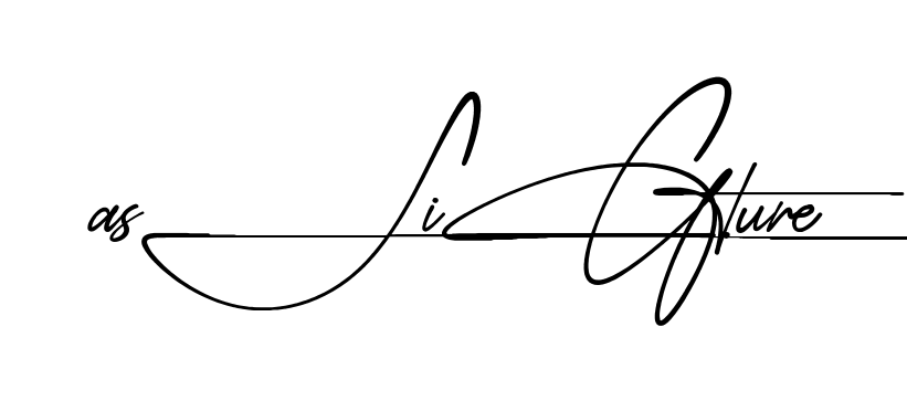 As Signature beautiful handwritten signature design