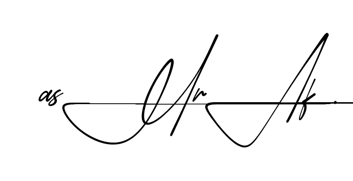 Modern Ashraf signature style