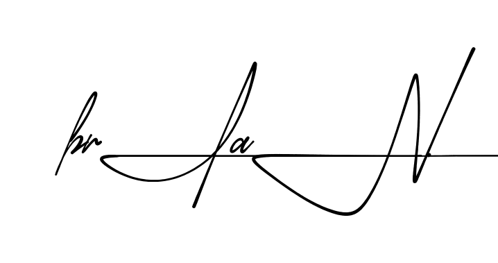 Modern Brian signature style