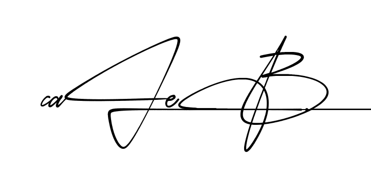 Modern Caleb signature style