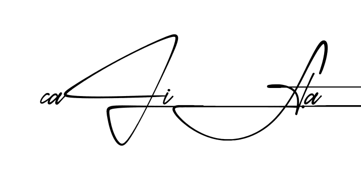 Calista beautiful handwritten signature design