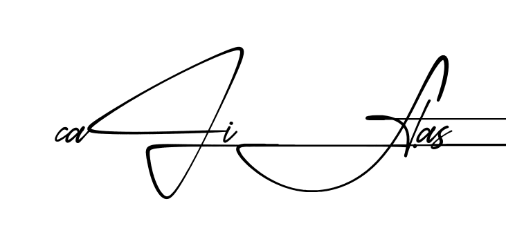 Calista S beautiful handwritten signature design