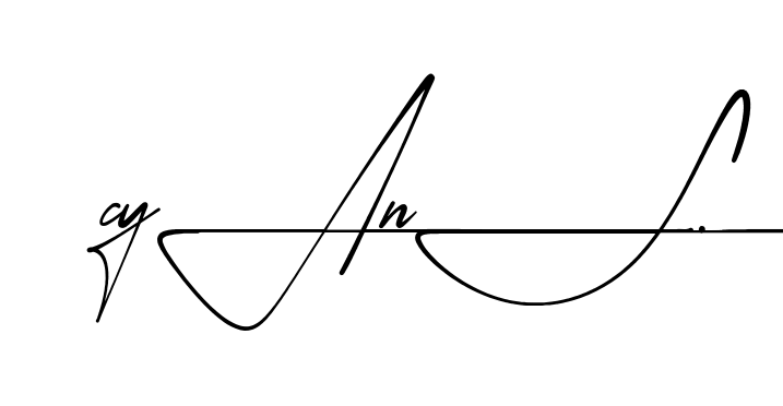 Cyan S beautiful handwritten signature design