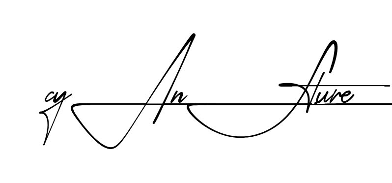 Cyan Signature beautiful handwritten signature design