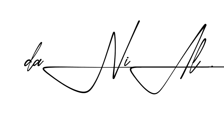 Modern Danial signature style