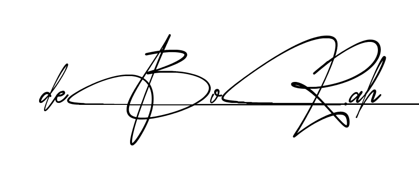 Modern Deborah signature style