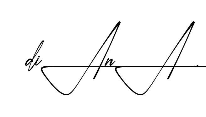 Modern Diana signature style