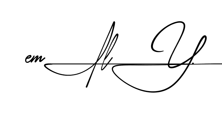 Modern Emily signature style