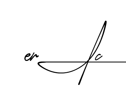 Modern Eric signature style