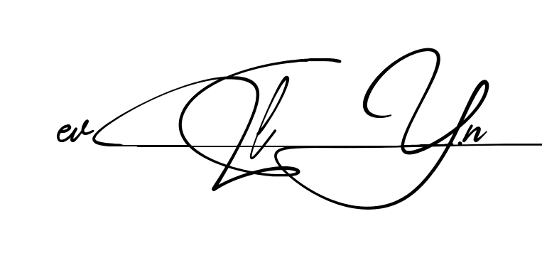 Modern Evelyn signature style
