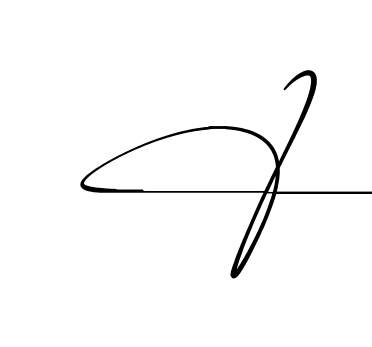 F beautiful handwritten signature design