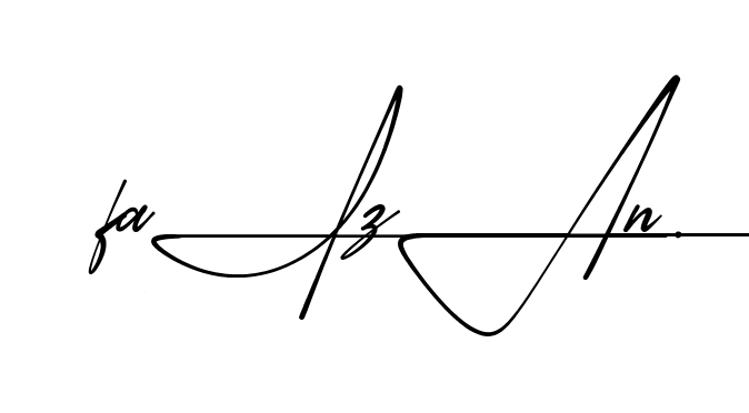 Modern Faizan signature style