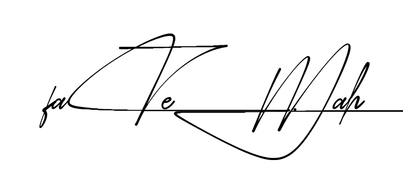 Modern Fatemah signature style