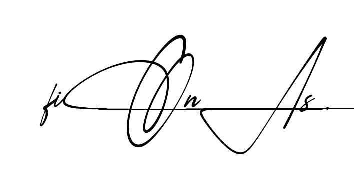 Fiona S beautiful handwritten signature design