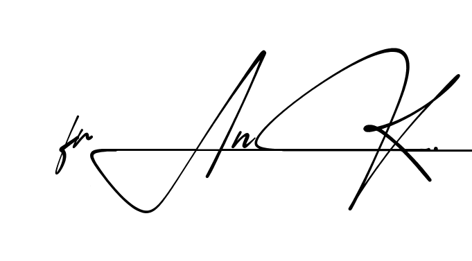 Modern Frank signature style
