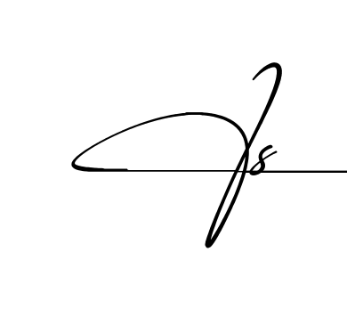 Fs beautiful handwritten signature design