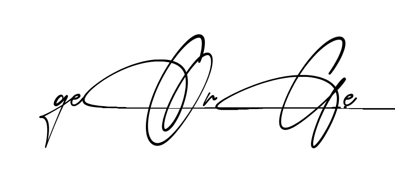 Modern George signature style