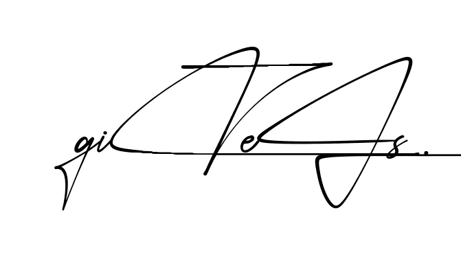 Gitel S beautiful handwritten signature design