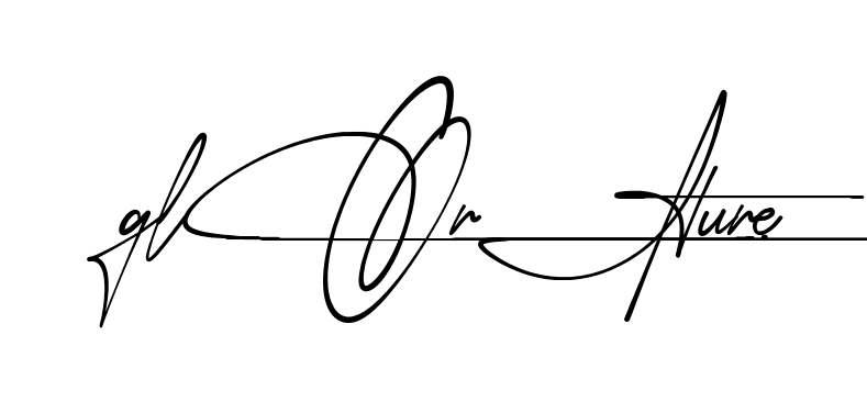 Gloriana Signature beautiful handwritten signature design