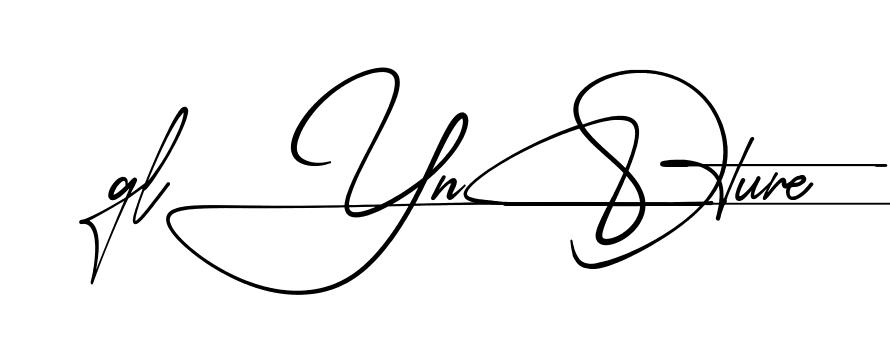 Glynda Signature beautiful handwritten signature design