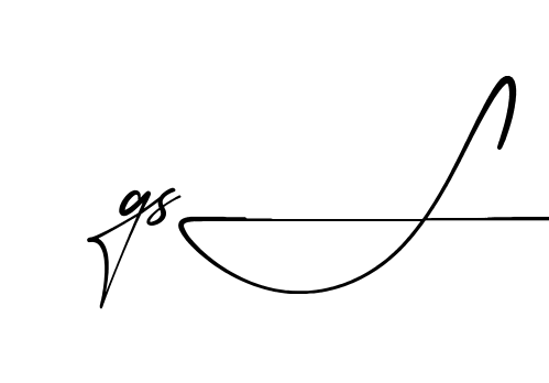 Gs S beautiful handwritten signature design