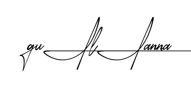 Guilianna beautiful handwritten signature design