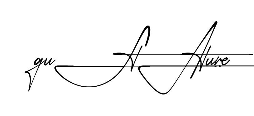 Gustavia Signature beautiful handwritten signature design