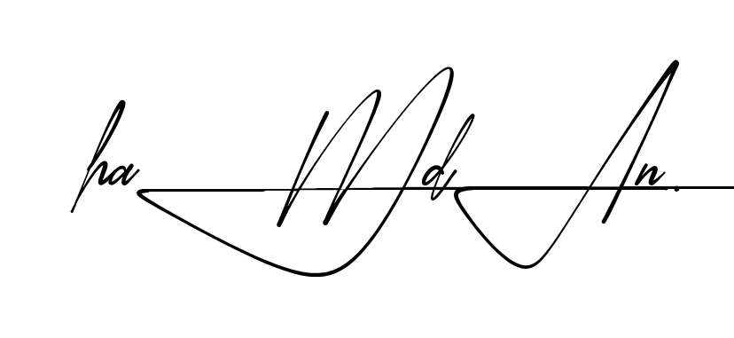 Modern Hamdan signature style