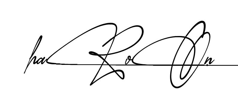 Modern Haroon signature style