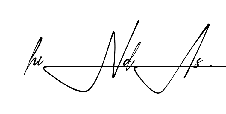 Hinda S beautiful handwritten signature design