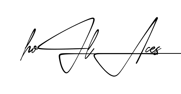 Hollace S beautiful handwritten signature design