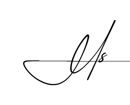 Hs beautiful handwritten signature design