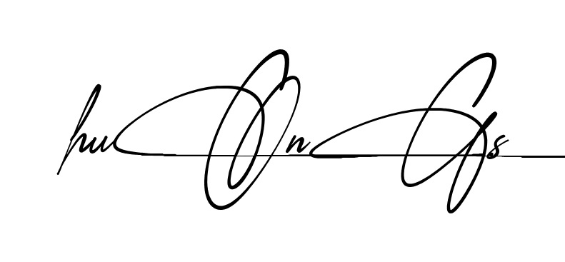 Huong S beautiful handwritten signature design