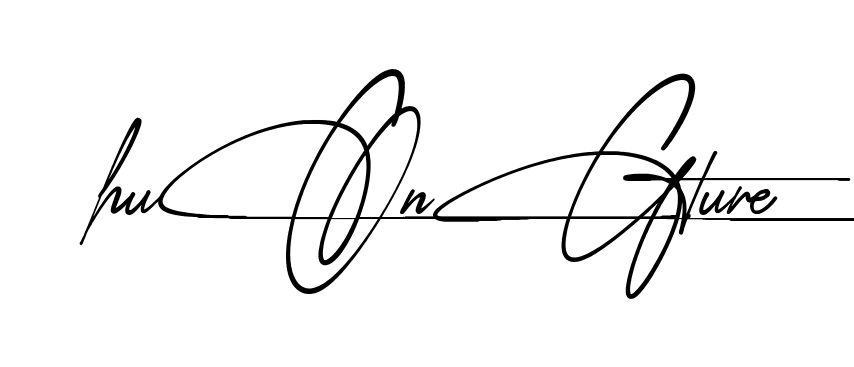 Huong Signature beautiful handwritten signature design