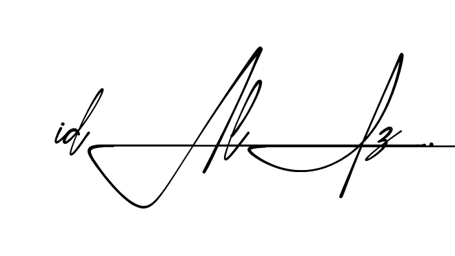 Idaliz beautiful handwritten signature design