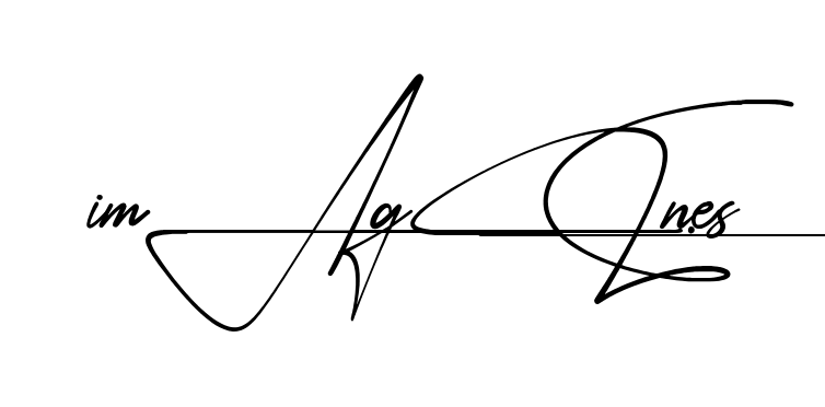 Imagene S beautiful handwritten signature design