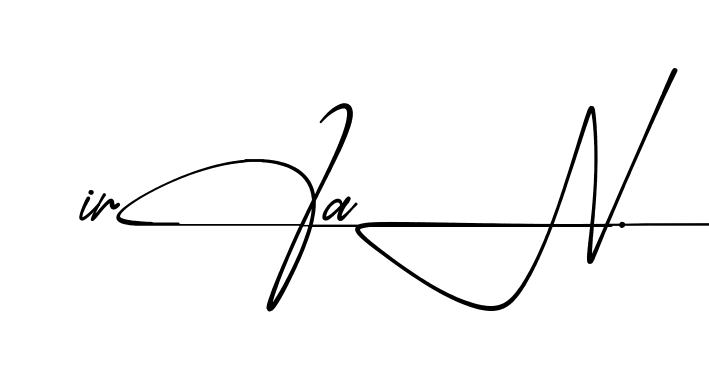Modern Irfan signature style