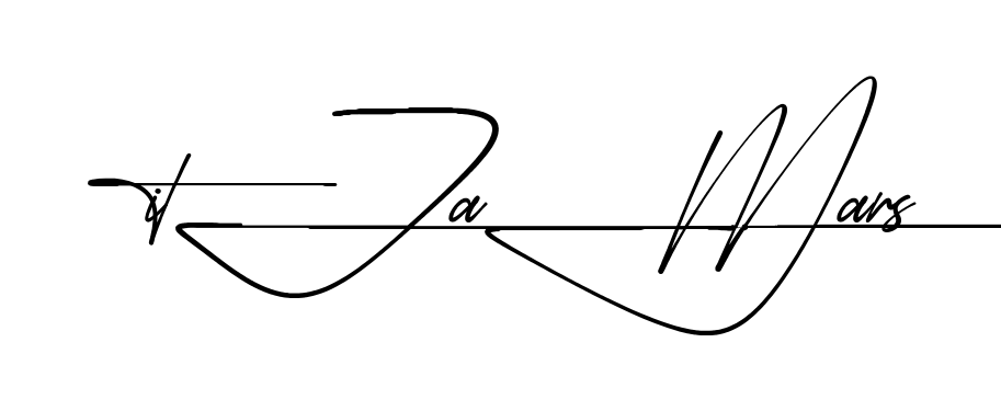 Itzamar S beautiful handwritten signature design