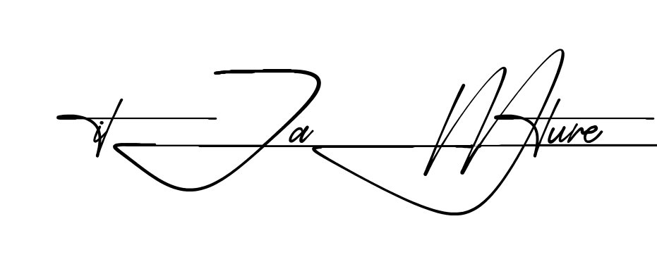 Itzamar Signature beautiful handwritten signature design