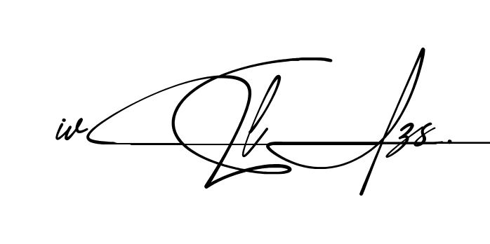 Iveliz S beautiful handwritten signature design