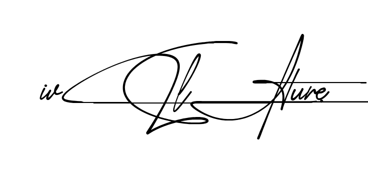 Iveliz Signature beautiful handwritten signature design