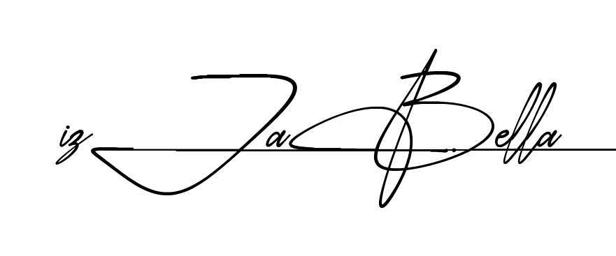 Izzabella beautiful handwritten signature design