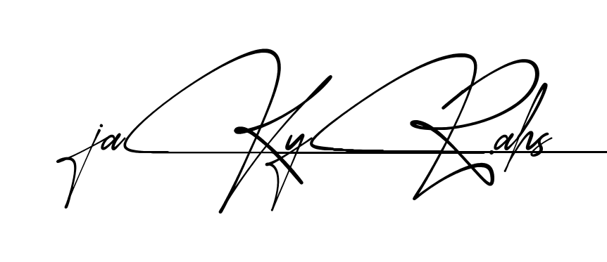 Jakyrah S beautiful handwritten signature design