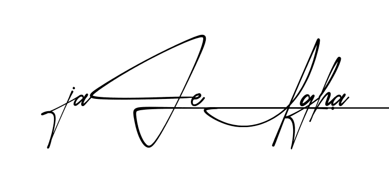 Jaleigha beautiful handwritten signature design