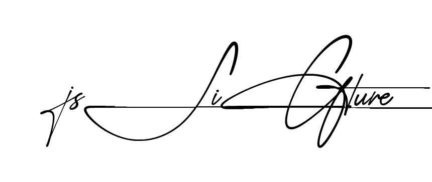 Js Signature beautiful handwritten signature design