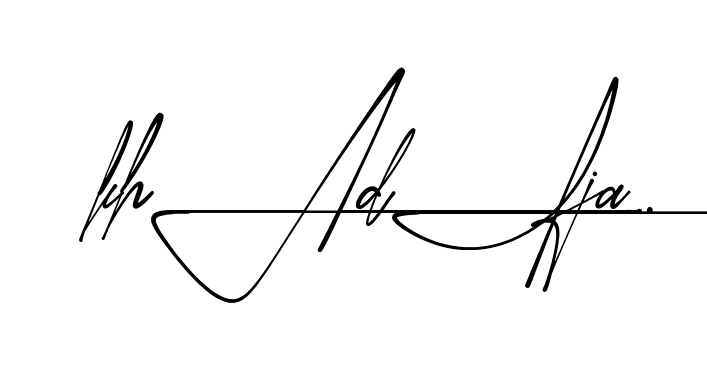 Modern Khadija signature style