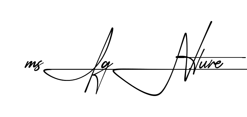 M Signature beautiful handwritten signature design